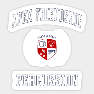 Apex Friendship Percussion Sticker